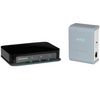 NETGEAR Set CPL 200mbps XAVB1004 - Stecker + 4 Port-Schalter + Reinigungsschaum für Bildschirm und Tastatur 150 ml