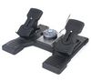 SAITEK Pedalvorrichtung Pro Flight Rudder Pedals - USB 2.0 + USB 2.0-4 Port Hub + Spender EKNLINMULT mit 100 Feuchttüchern