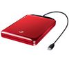 SEAGATE Tragbare externe Festplatte FreeAgent GoFlex USB 2.0 - 500 GB - Rot + Tasche PHDC1