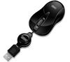 Maus Mini Optical Mouse MI050 - Blackberry Black + Spender EKNLINMULT mit 100 Feuchttüchern + Gas zum Entstauben aus allen Positionen 250 ml + Nachfüllpack mit 100 Feuchttüchern